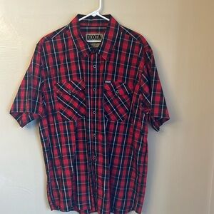 Dixxon XXL plaid short sleeve